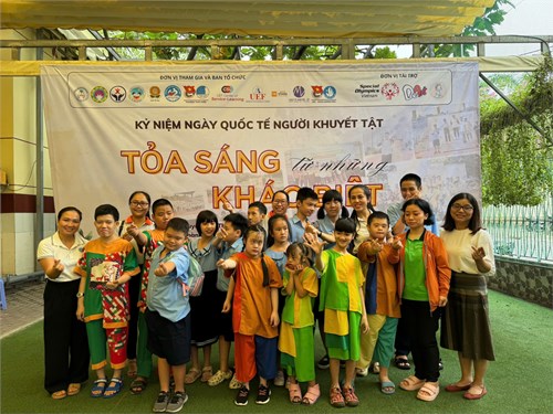 Giao lưu Ngày Thế giới Người khuyết tật 3/12 - Chủ đề:   Tỏa sáng từ những khác biệt 