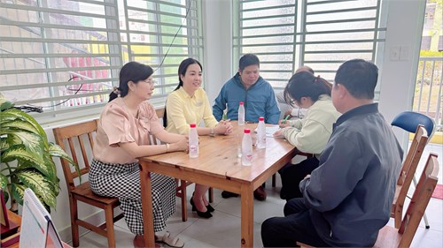 Đón đoàn Kiểm tra về công tác phòng chống dịch bệnh của Trạm Y tế xã Phong Phú