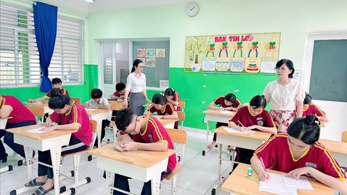 Trung tâm hỗ trợ phát triển giáo dục hòa nhập Bình Chánh tổ chức kiểm tra Học kỳ II năm học 2023-2024