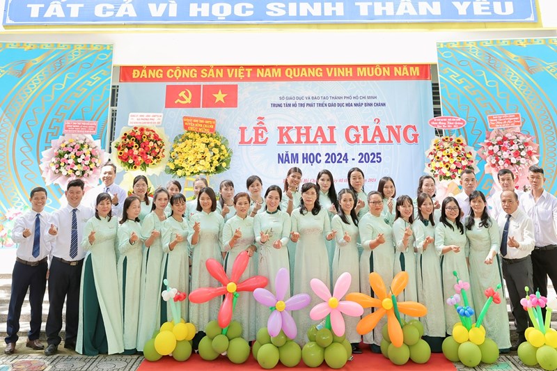 Trung tâm HTPT GDHN Bình Chánh tổ chức Lễ khai giảng năm học 2024-2025