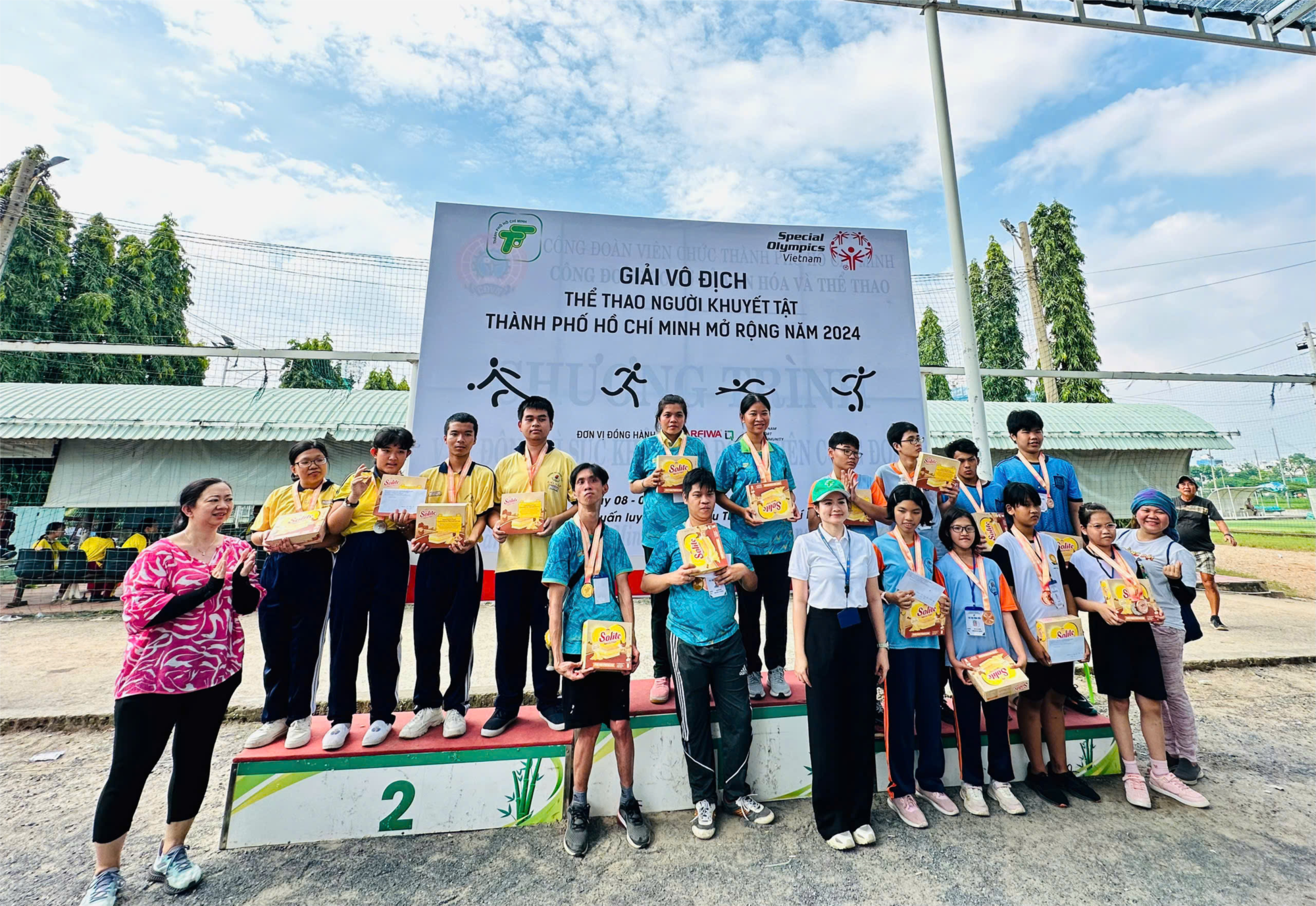 Học sinh tham gia Giải vô địch thể thao người khuyết tật Thành Phố Hồ Chí Minh mở rộng năm 2024