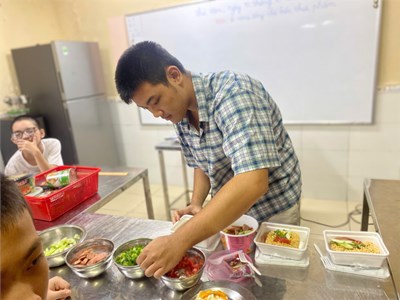 Tiết học kỹ năng sống của học sinh lớp 4