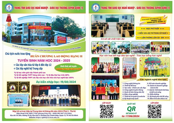 TUYỂN SINH LỚP 10!
Năm học: 2024-2025