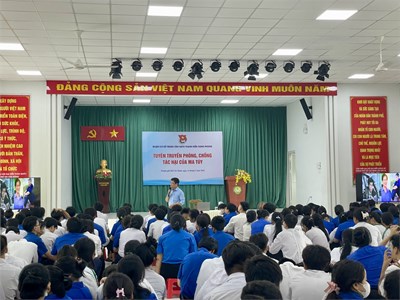 Tuyên truyền phòng, chống tác hại của ma túy trong học đường năm 2024