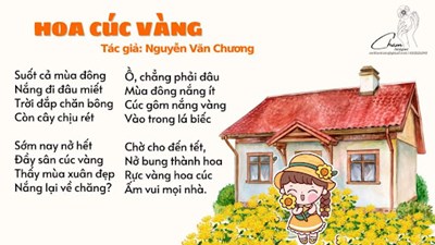 Bài thơ:  Hoa cúc vàng 