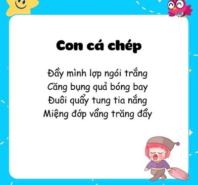 Bài thơ:  Con cá chép 