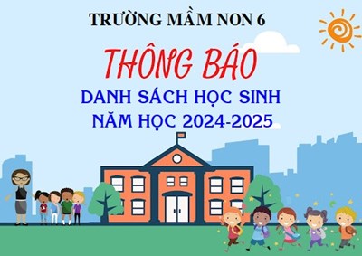 Danh sách học sinh năm học 2024-2025