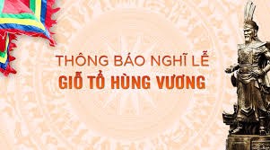 Lịch nghĩ lễ giỗ tổ hùng vương