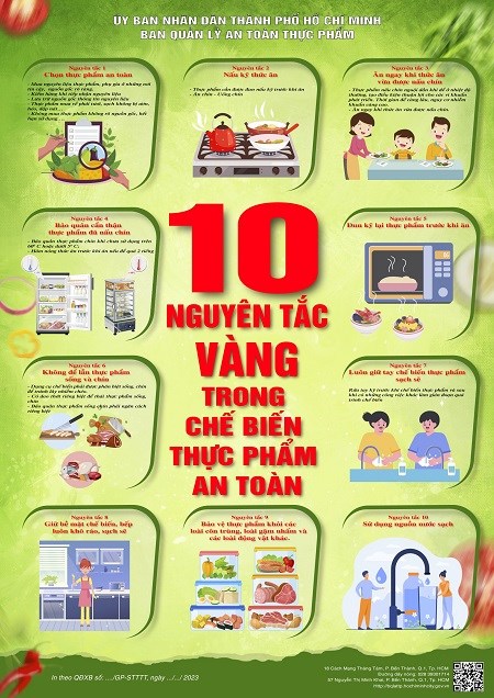 7. Rửa tay sạch sẽ trước khi chế biến