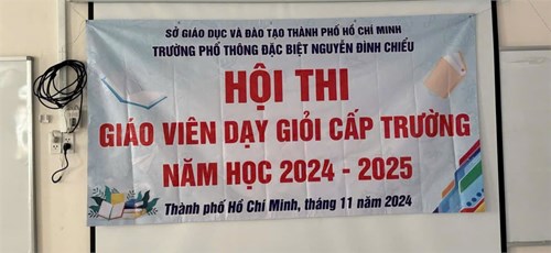Hội thi giáo viên giỏi cấp trường (ngày 06/11/2024)