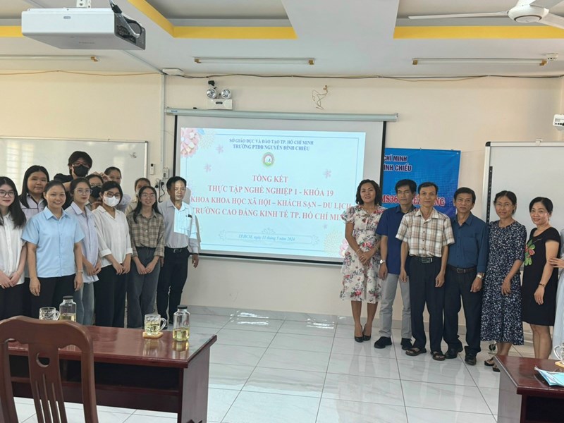 Tổng kết thực tập nghề nghiệp 1 của sv trường CĐ Kinh tế TP. Hồ Chí Minh