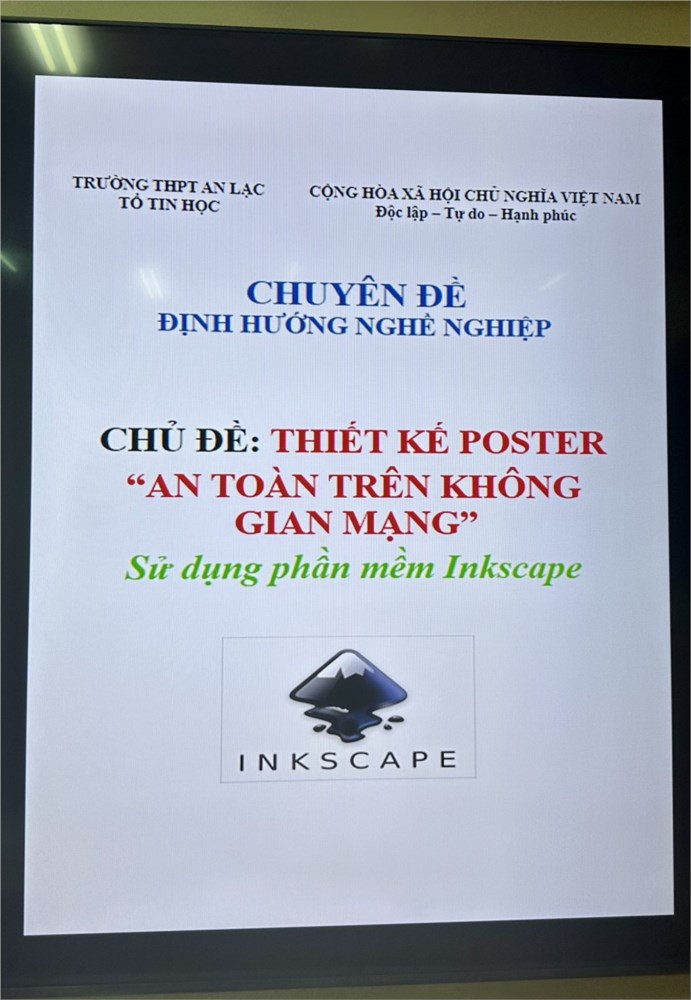 Chuyên đề Thiết kế poster  An toàn trên không gian mạng 