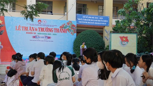 Lời dặn dò của ban giám hiệu với học sinh 12 trước kỳ thi tn thptqg 2024