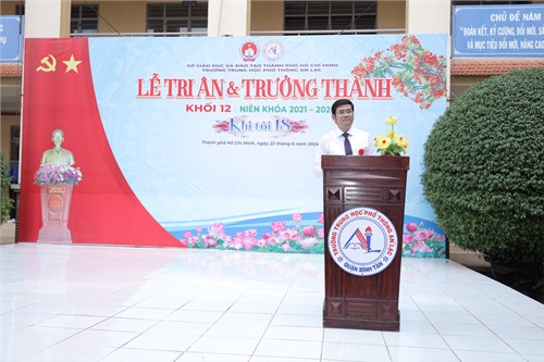 Lễ tri ân và trưởng thành, niên khóa 2021 - 2024