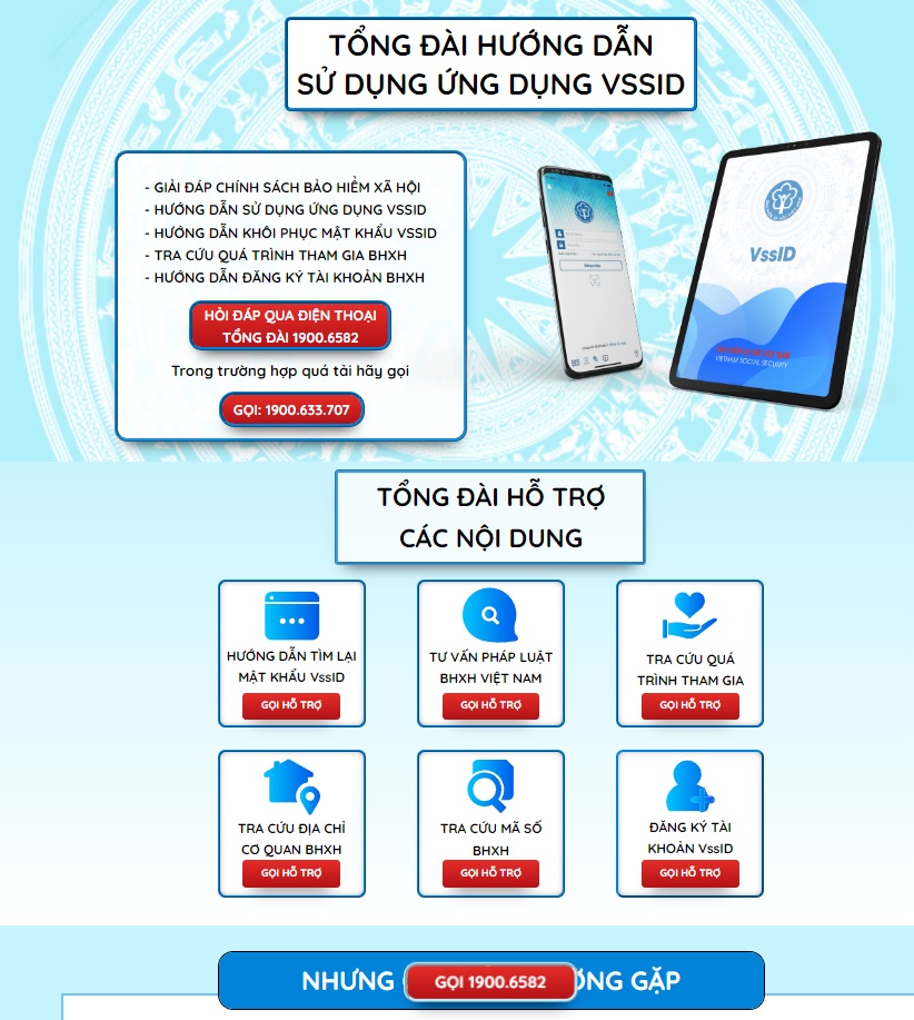 Tổng đài hướng dẫn sử dụng ứng dụng VSSID