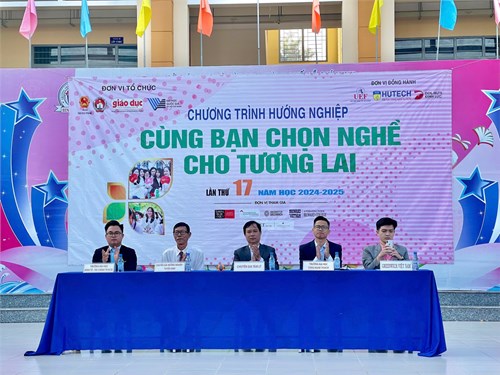 Chương trình tư vấn hướng nghiệp năm học 2024 - 2025 với chủ đề “Cùng bạn chọn nghề cho tương lai”