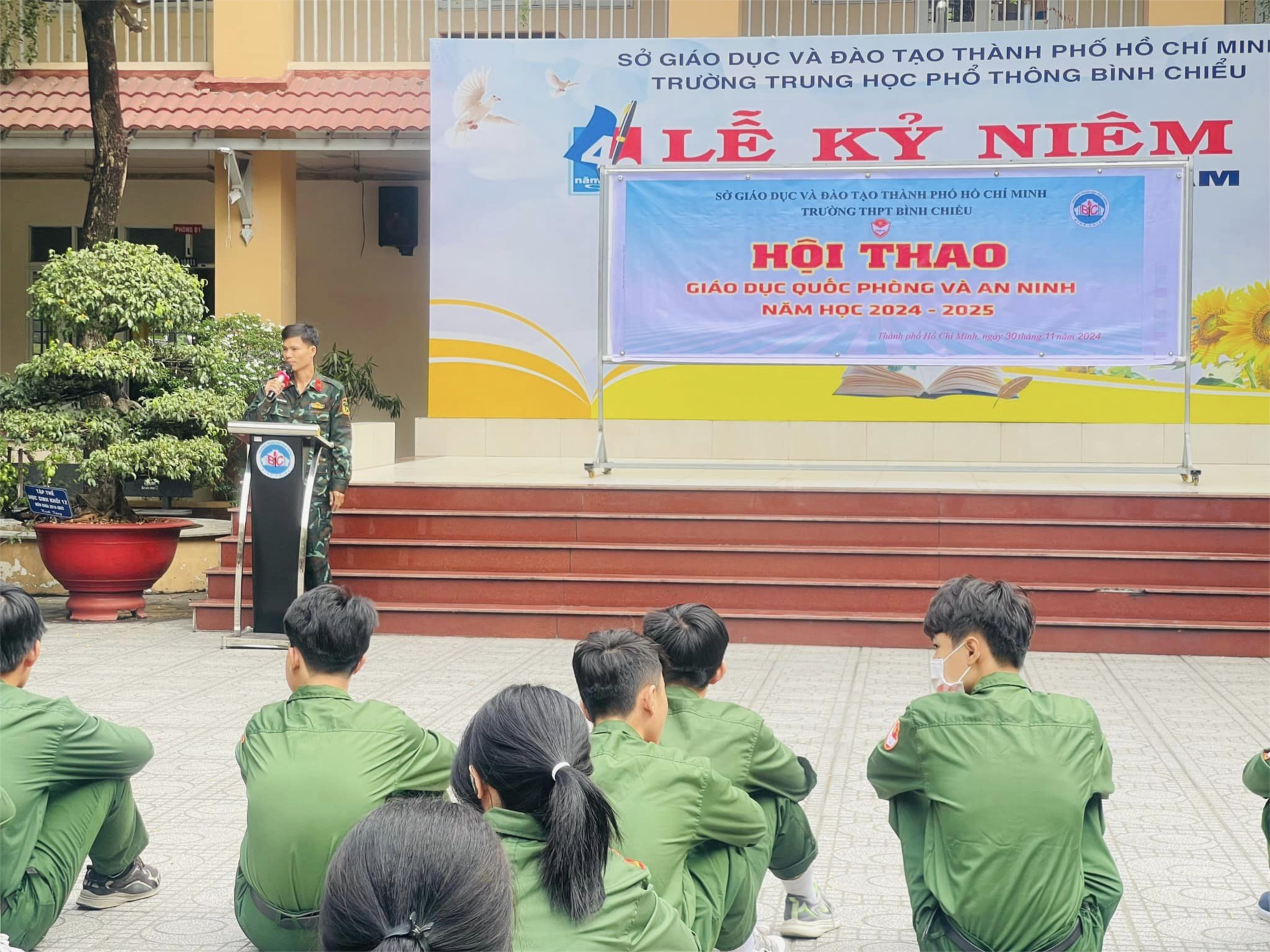 Hội thao Giáo dục quốc phòng và an ninh cấp trường năm học 2024-2025