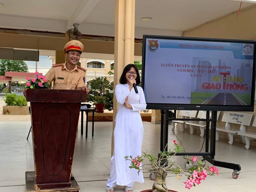 Tuyên truyền an toàn giao thông năm học 2023 - 2024 (lần 2)