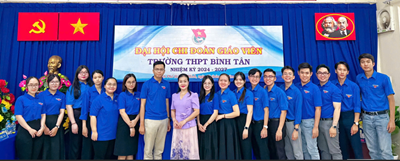 Đại Hội Chi đoàn Giáo viên trường THPT Bình Tân, nhiệm kỳ 2024 -2027