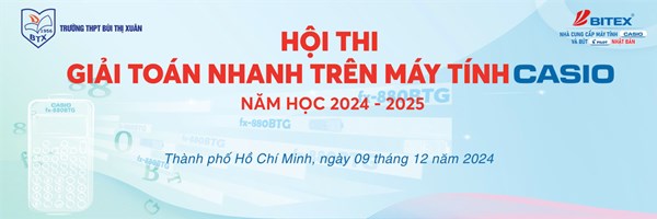 Kế hoạch hội thi Giải toán nhanh trên máy tính Casio - Năm học 2024-2025