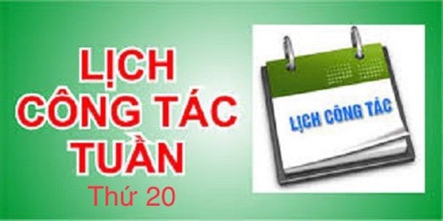 Lịch công tác tuần 19 ; Từ ngày 08-01-2024 đến ngày 14-01-2024