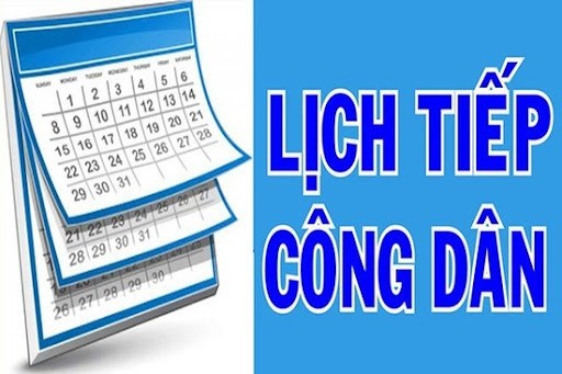 313_Lịch tiếp công dân Tháng 8 năm 2024