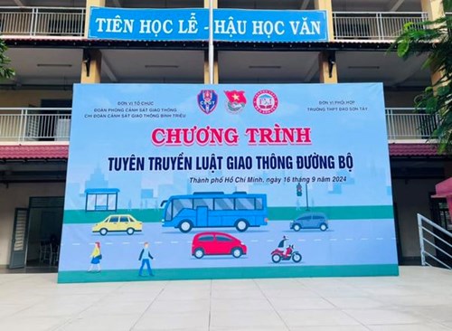 Tuyên truyền pháp luật giao thông cho học sinh theo phương pháp mới