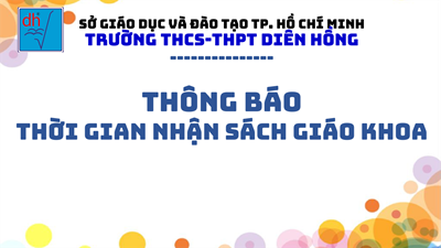 Thông báo thời gian nhận sách giáo khoa Khối 10, 11, 12