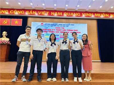 Vòng tuyển chọn cuộc thi Khoa học kĩ thuật cấp Thành phố năm học 2023 - 2024