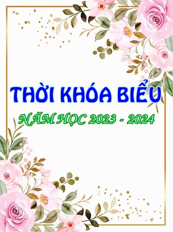 Thời khóa biểu áp dụng ngày 15/1/2024.