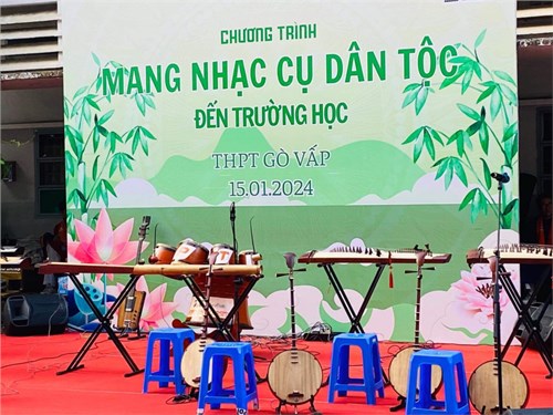 Chương trình lan tỏa âm nhạc dân tộc đến với học sinh THPT