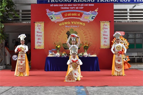 Trường THPT Gò Vấp tổ chức Lễ Giỗ Tổ Hùng Vương