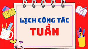 Lịch công tác tuần từ ngày 25/11 đến ngày 01/12/2024