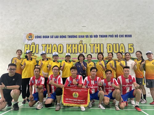 Hội thao khối thi đua 5 Công đoàn Sở Lao động