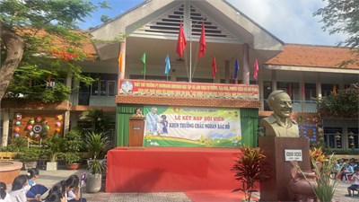 Lễ kết nạp Đội viên mới cho học sinh lớp 3 năm học 2023-2024