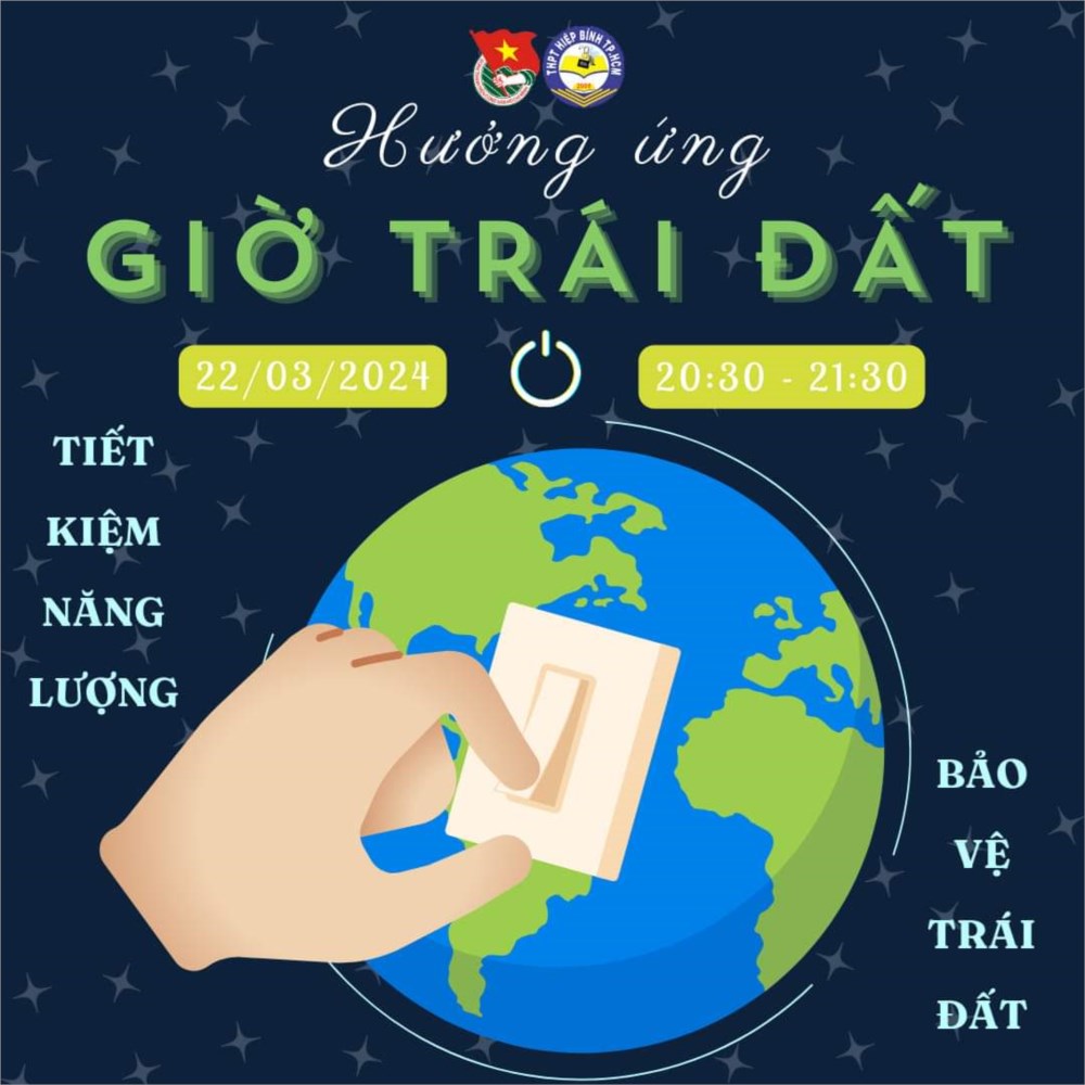 Hưởng ứng hoạt động chiến dịch Giờ Trái đất năm 2024