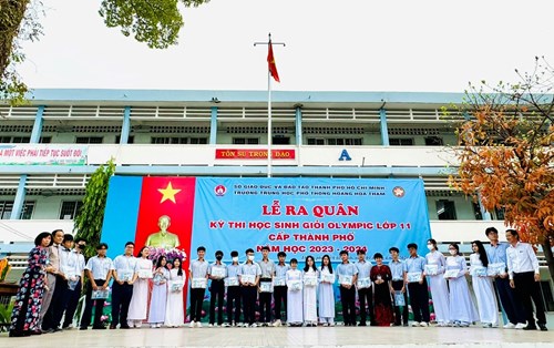 Lễ Ra Quân Đội Tuyển Học Sinh Giỏi Olympic Lớp 11