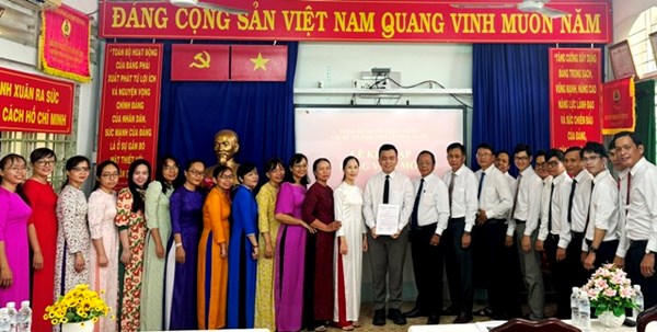 Lễ kết nạp đảng viên mới tháng 7 năm 2024