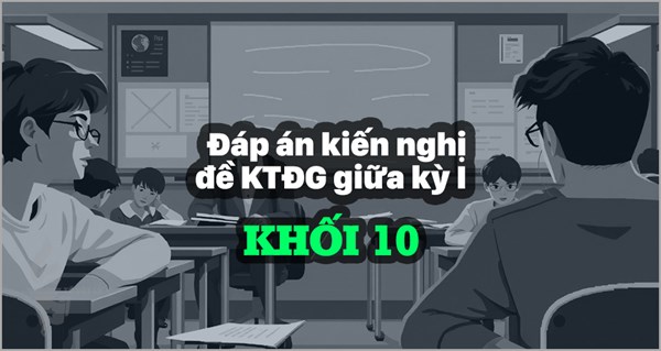 [KTĐGgkI-Lí10] Đáp án kiến nghị