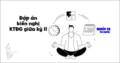 [KTĐGgkII-Lí12-TN] Đáp án kiến nghị