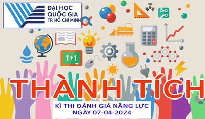 Kết quả Kì thi đánh giá năng lực - ĐHQG TPHCM ngày 07-04-2024