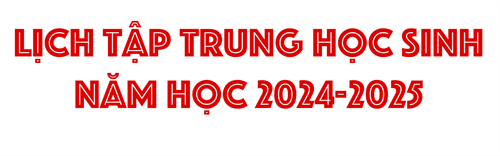 Thông báo về việc tập trung học sinh chuẩn bị cho năm học 2024-2025