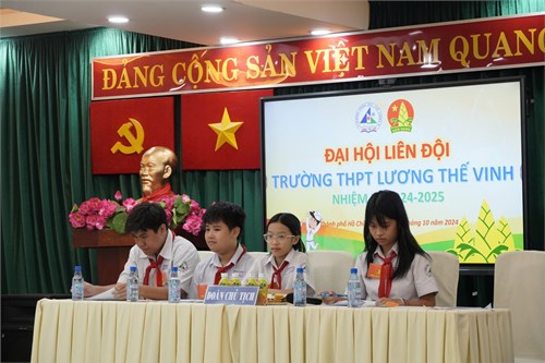 Đại hội Liên đội THPT Lương Thế Vinh nhiệm kỳ 2024-2025