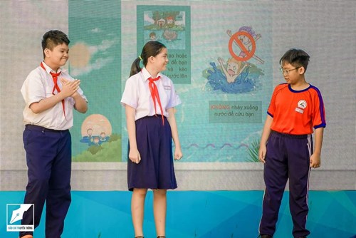 Tập huấn kỹ năng phòng chống đuối nước cho học sinh, năm học 2023-2024