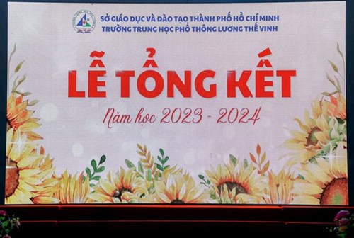 Lễ tổng kết năm học 2023 - 2024