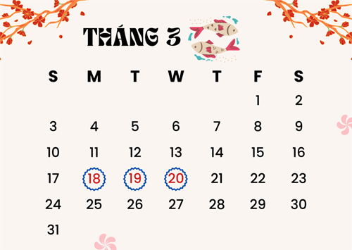 Lịch kiểm tra tập trung giữa học kỳ II (Năm học 2023 - 2024)