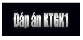 Đáp án ktgk1 - môn toán
