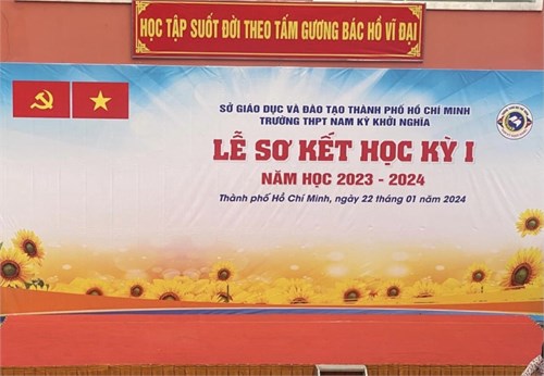 Sơ kết học kỳ 1 - năm học 2023 - 2024
