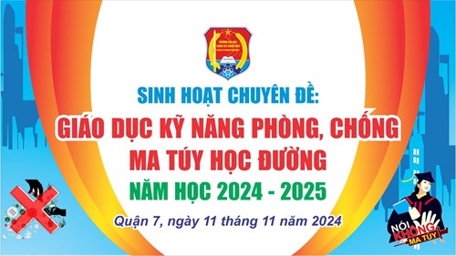 Chuyên đề Giáo dục kỹ năng phòng chống ma túy học đường