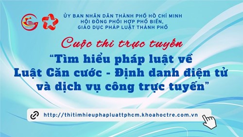 Học sinh trường thpt ngô quyền tích cực tham gia hội thi tìm hiểu pháp luật về luật căn cước - định danh điện tử và dịch vụ công trực tuyến trên địa bàn thành phố hồ chí minh
